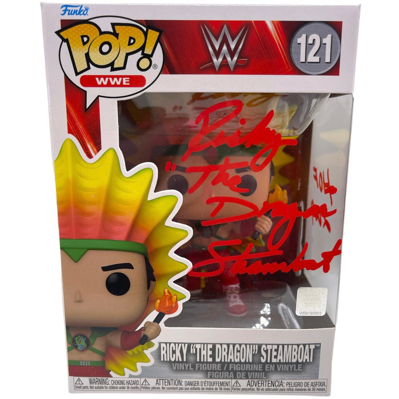 Ricky "The Dragon" Steamboat Funko #121 - Autographed