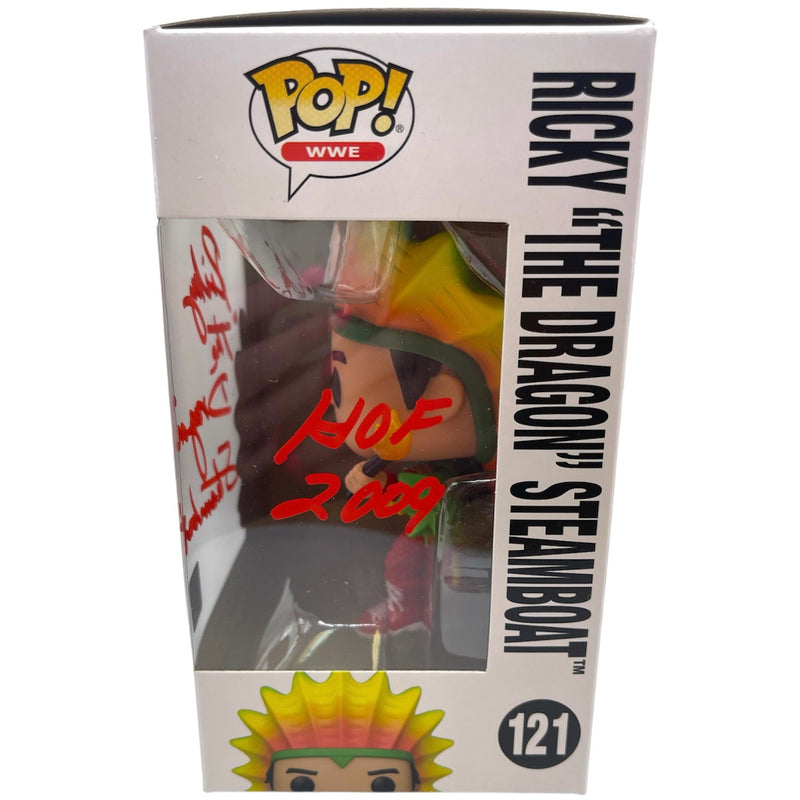 Ricky "The Dragon" Steamboat Funko #121 - Autographed