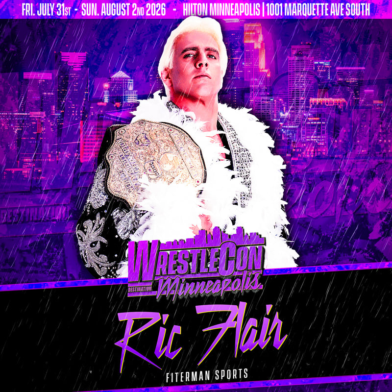 WC Minneapolis - Ric Flair Mail ins (JSA)