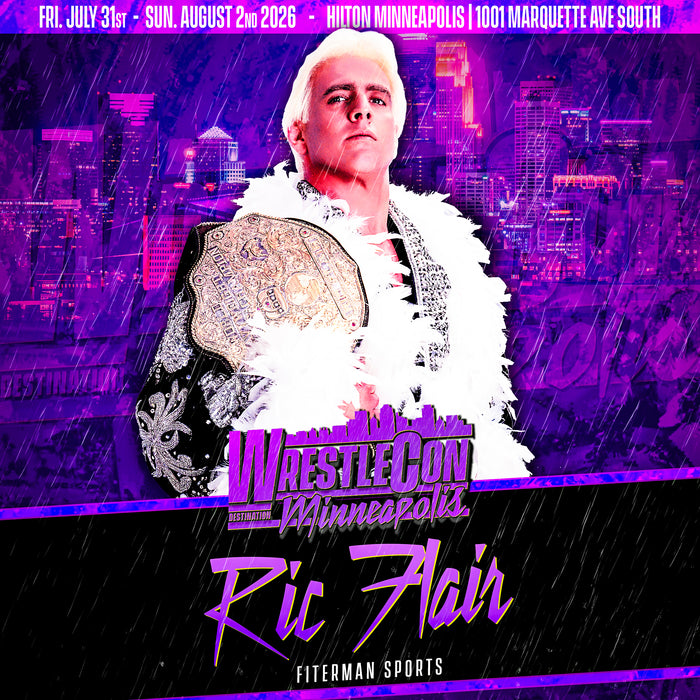 WC Minneapolis - Ric Flair Mail ins (JSA)