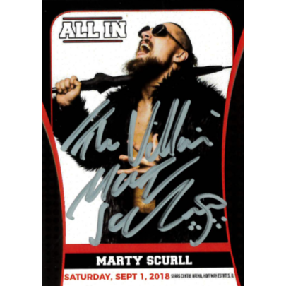 Marty Scurll Trading Card - Autographed