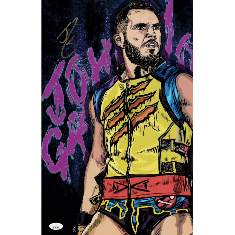 Johnny Gargano Nuclear Heat 11 x 17 Poster - JSA AUTOGRAPHED