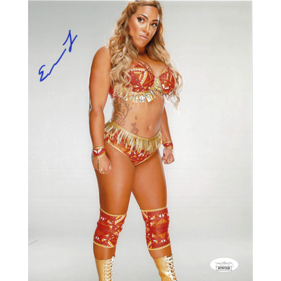 Elektra Lopez Full Body Orange Gear 8 x 10 Promo - JSA AUTOGRAPHED