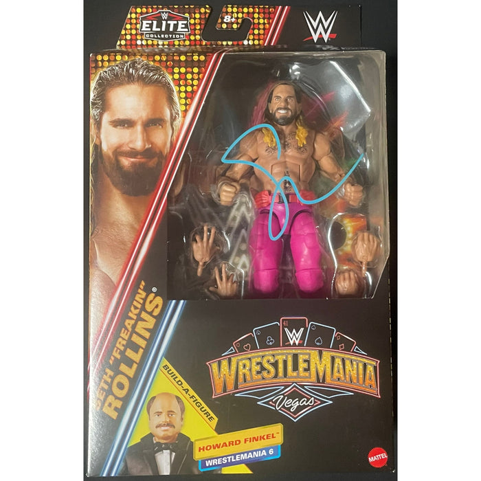 Seth Rollins Wrestlemania Vegas WWE Elite Figure - Autographed