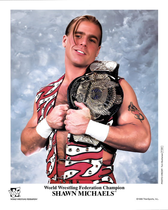 *PREORDER* Signed - Shawn Michaels SM6 Reproduction 8x10 Promo (Beckett)
