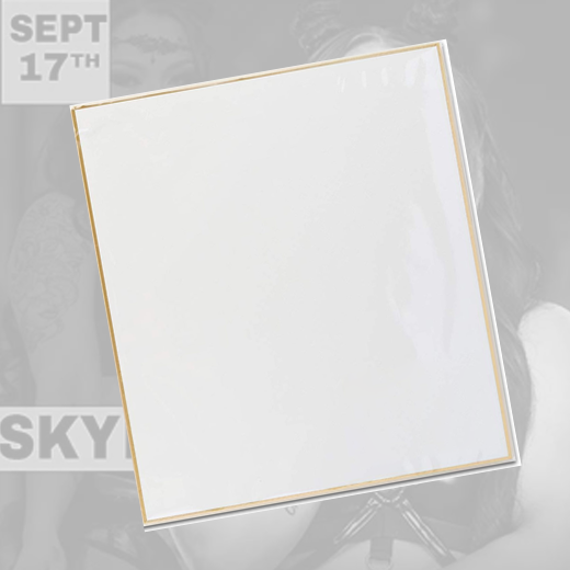 *PREORDER* - Skye Blue Shikishi Board (JSA)