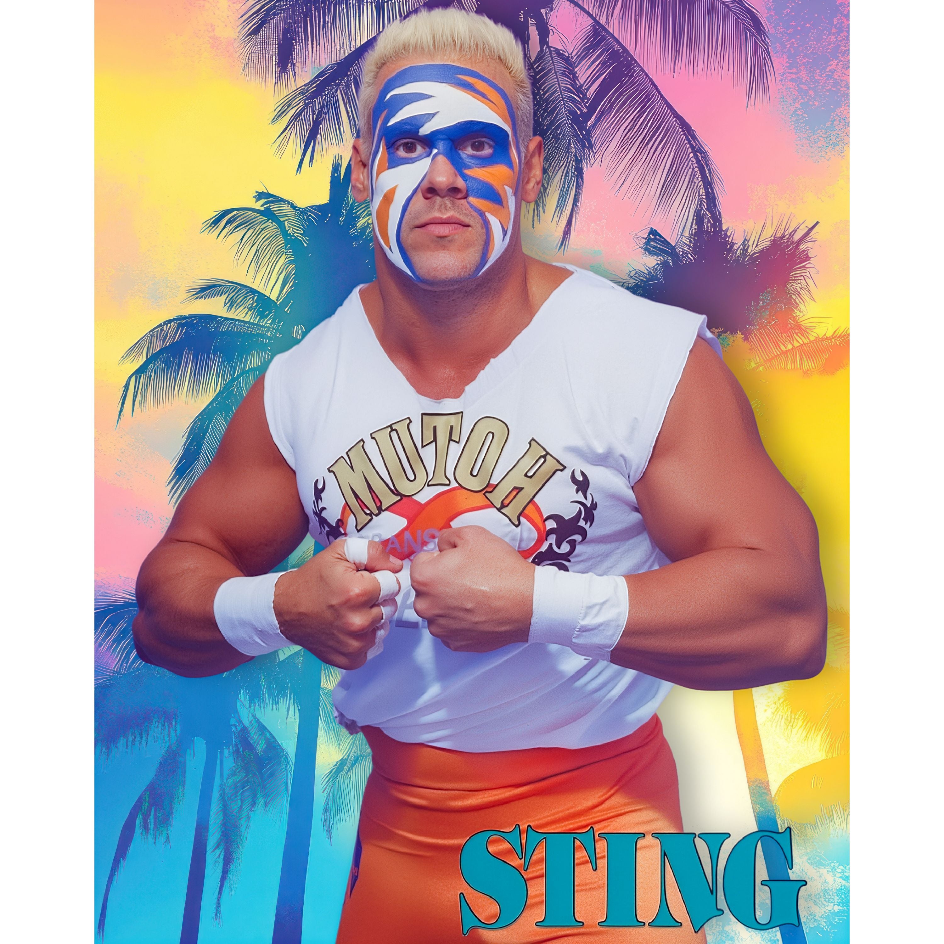 PREORDER* - Sting S3 Metallic 8x10 or 11x14 Poster (JSA) - Signed