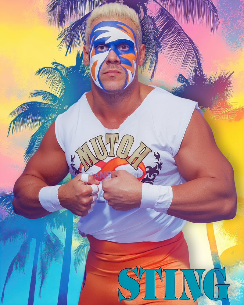 *PREORDER* - Sting S3 Metallic 8x10 or 11x14 Poster (JSA) - Signed