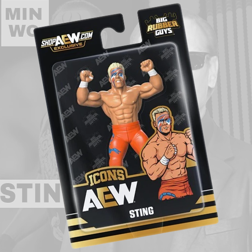 *PREORDER* - Sting Orange Tights Big Rubber Guy Figure (JSA) - Signed