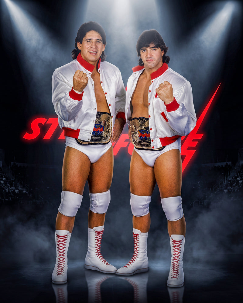 *PREORDER* - Strike Force SF1 Metallic 8x10 or 11x14 Poster (JSA) - Dual Signed