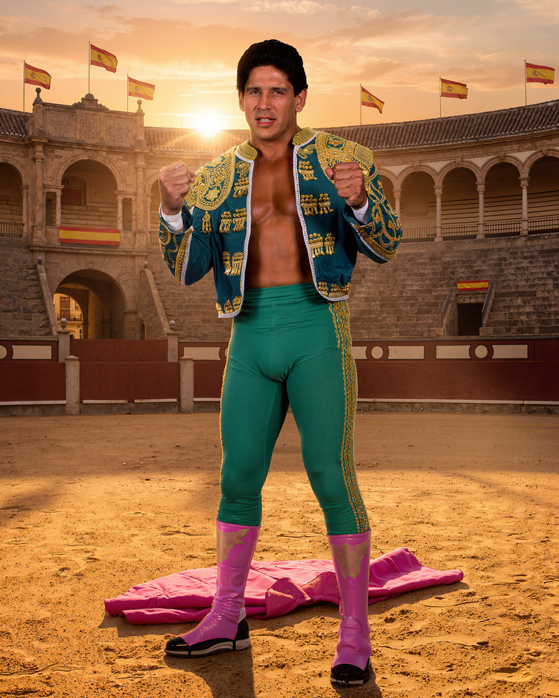 *PREORDER* - Tito Santana TS1 Metallic 8x10 or 11x14 Poster (JSA) - Signed