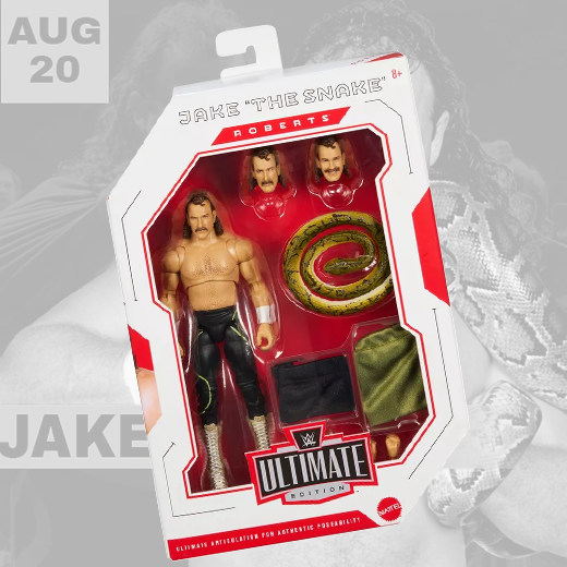 *PREORDER* - Jake "The Snake" Roberts Ultimate Figure w/ Case (JSA)