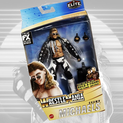 *PREORDER* Signed - Shawn Michaels Wrestlemania 37 Action Figure w/ Protector (Beckett)