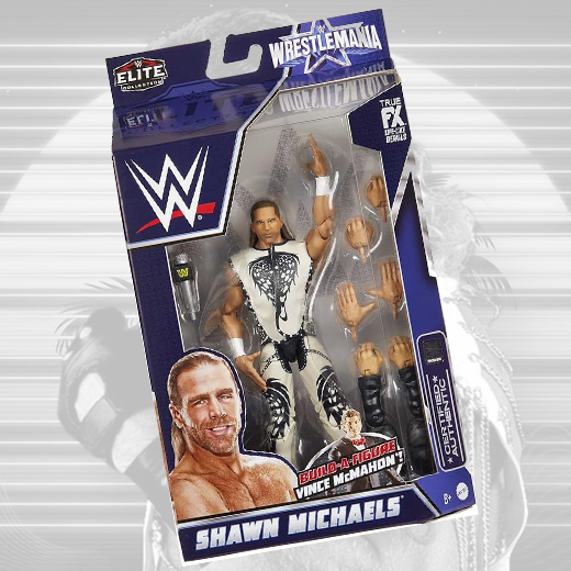 *PREORDER* Signed - Shawn Michaels Elite WM38 Action Figure w/ Protector (Beckett)
