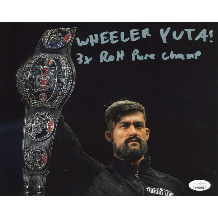 Wheeler Yuta Pure Title 8 x 10 Promo - JSA AUTOGRAPHED