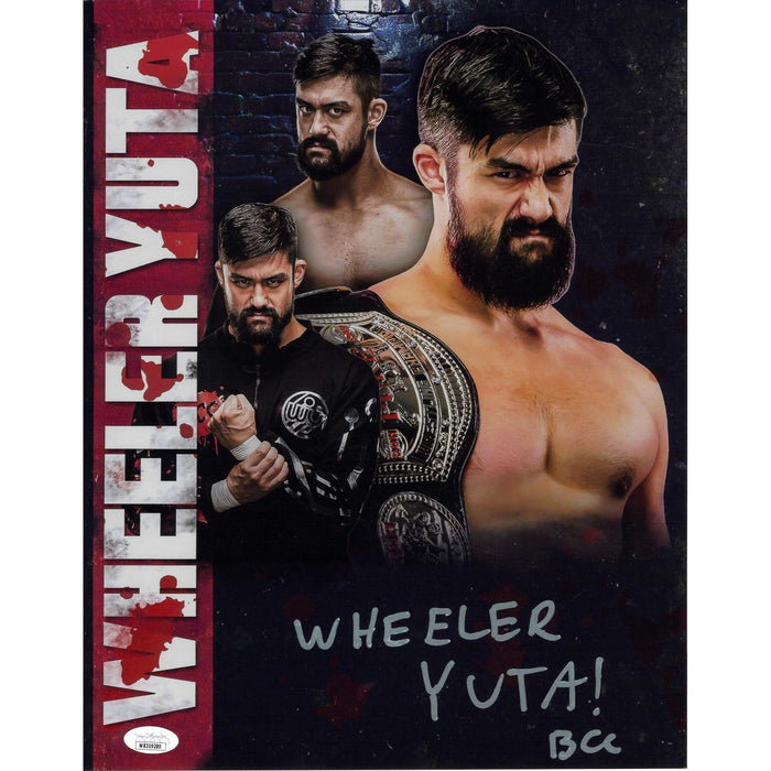 Wheeler Yuta  AsylumGFX METALLIC 11 x 14 Poster - JSA AUTOGRAPHED