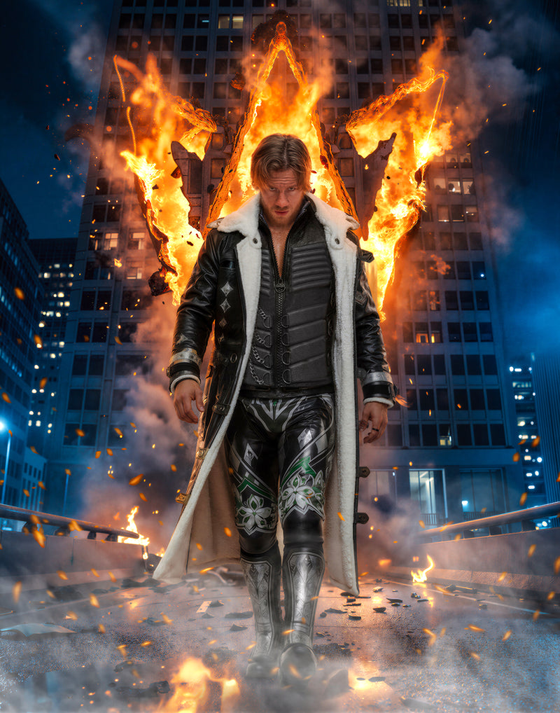 *PREORDER* - Will Ospreay WO1 Metallic 8x10 or 11x14 Poster (JSA) - Signed
