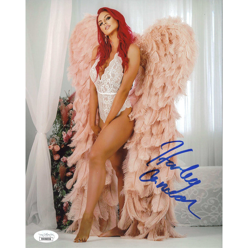 Harley Cameron Angel Wings 8 x 10 Promo - AUTOGRAPHED