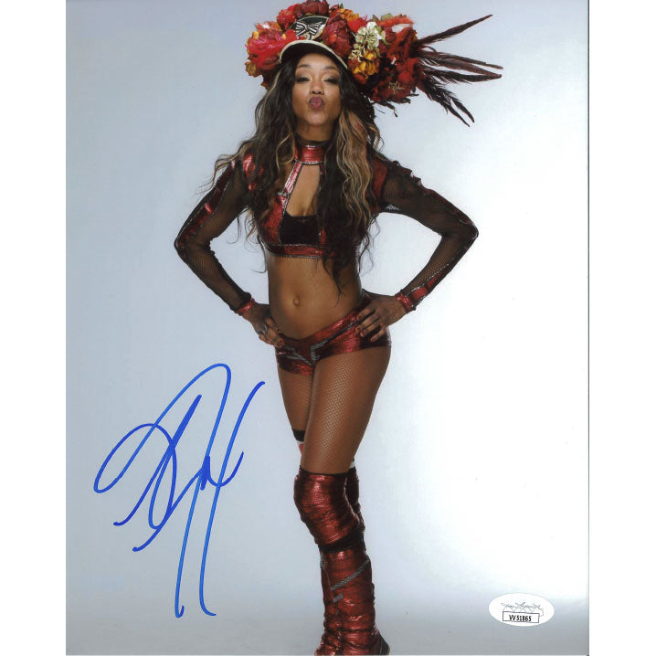 Alicia Fox Flower Hat 8 x 10 Promo - JSA AUTOGRAPHED