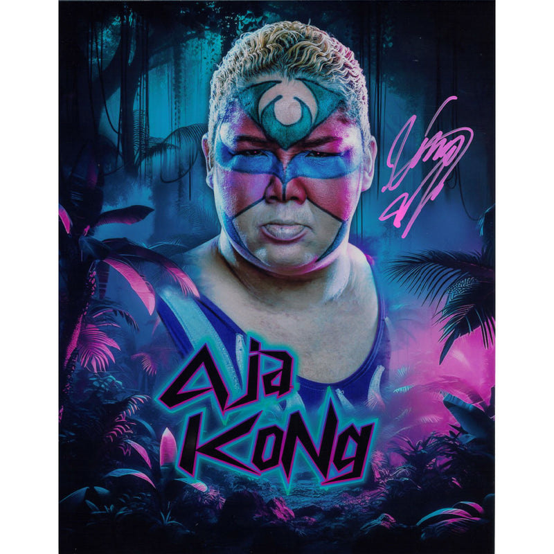 Aja Kong AsylumGFX METALLIC 11 x 14 Poster - AUTOGRAPHED