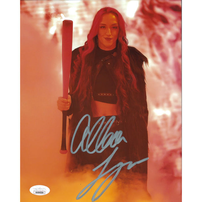 Alba Fyre Bat & Smoke 8 x 10 Promo - JSA AUTOGRAPHED