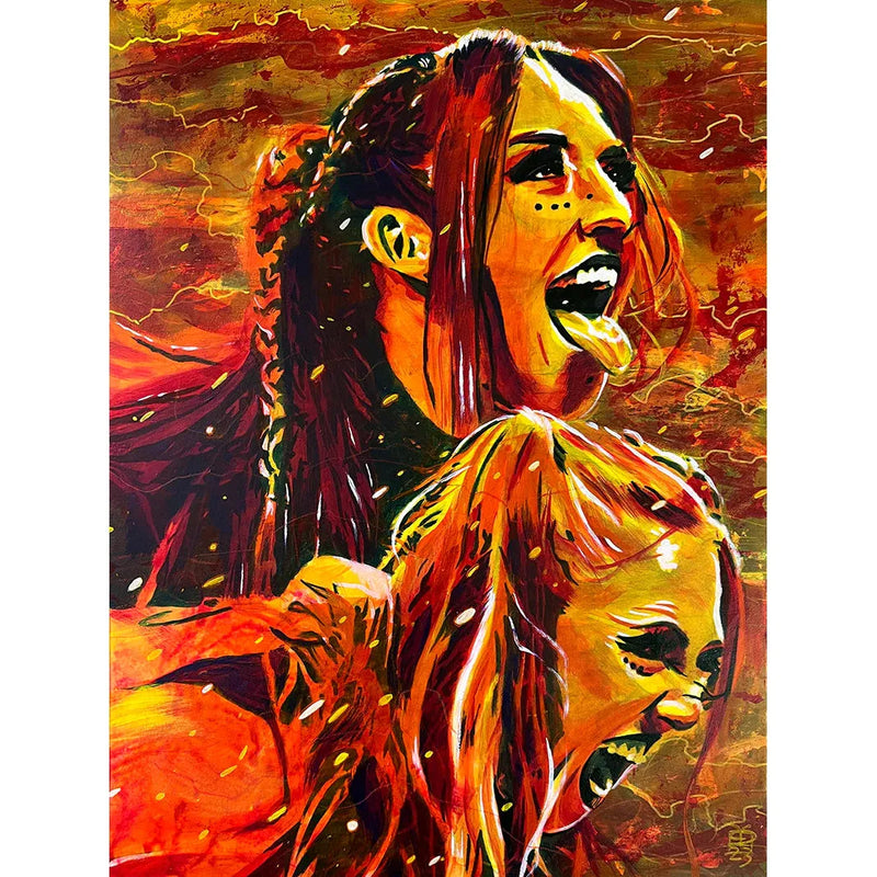 Alba Fyre and Isla Dawn 11x14 Poster