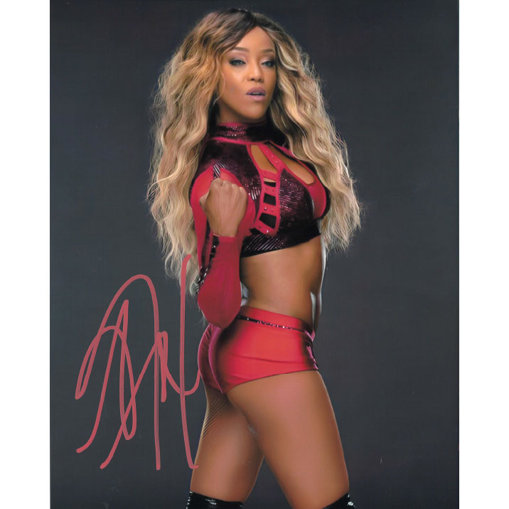 Alicia Fox Side Profile 8 x 10 Promo - AUTOGRAPHED