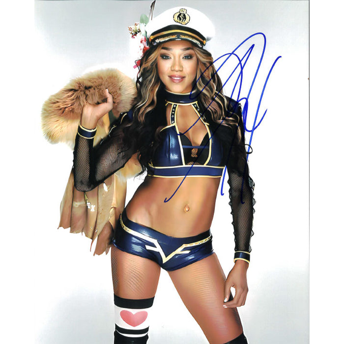 Alicia Fox Heart Knee Sleeve 8 x 10 Promo - AUTOGRAPHED