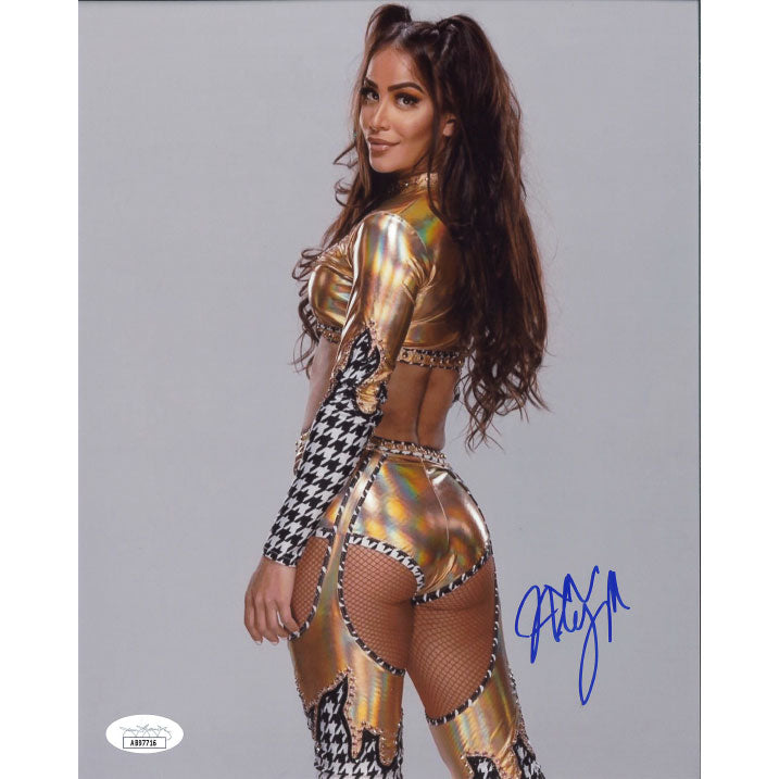 Aliyah Turned Around 8 x 10 Promo - JSA AUTOGRAPHED