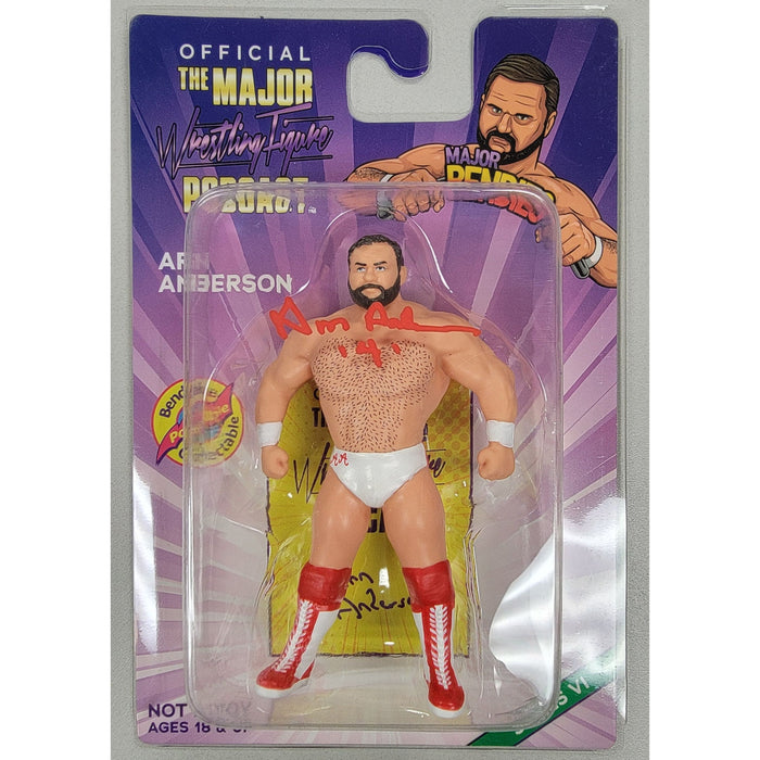 Arn Anderson Major Wrestling Figure Podcast Bendie Figure - AUTOGRAPHED (HSS)
