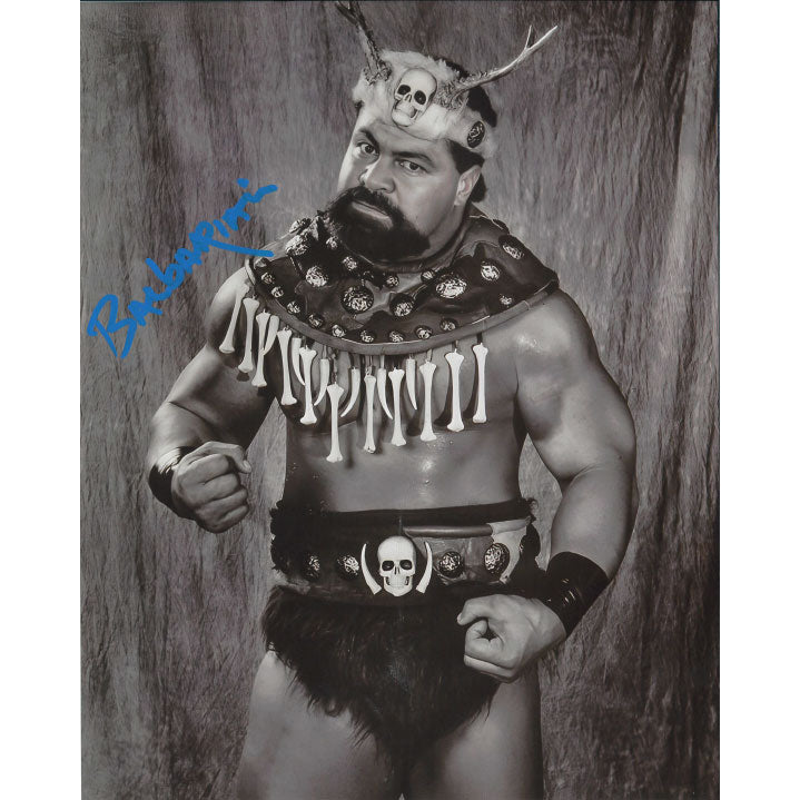 Barbarian B & W 8 x 10 Horns 8 x 10 Promo - AUTOGRAPHED
