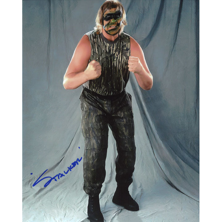 Barry Windham Stalker 8 x 10 Promo  - AUTOGRAPHED
