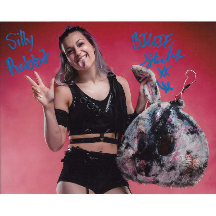 Billie Starkz Peace Rabbit 8 x 10 Promo - AUTOGRAPHED
