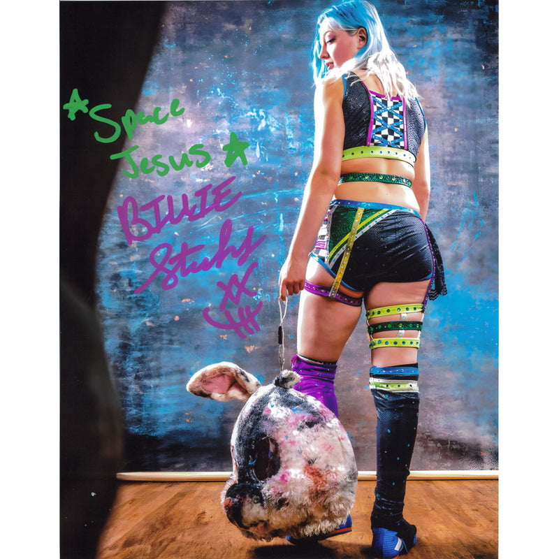 Billie Starkz Rabbit Head 11 x 14 Poster - AUTOGRAPHED