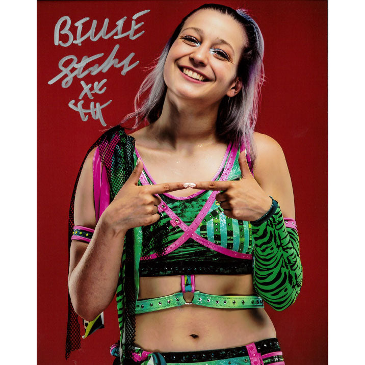 Billie Starkz Red BG 8 x 10 Promo - AUTOGRAPHED