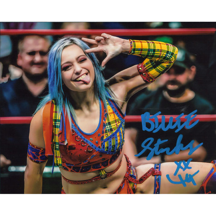 Billie Starkz Salute 8 x 10 Promo - AUTOGRAPHED