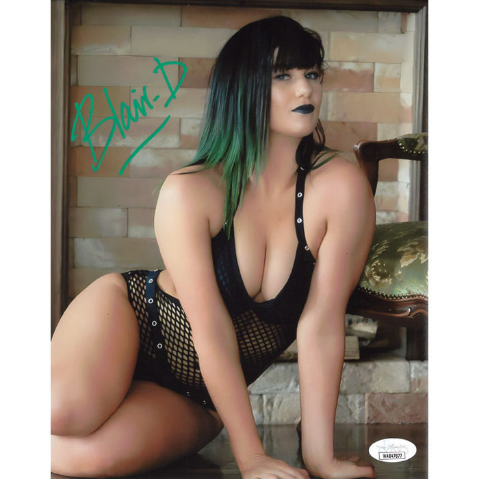 Blair Davenport Mesh One Piece 8 x 10 Promo - JSA AUTOGRAPHED