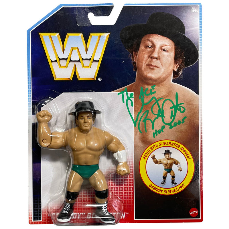 Cowboy Bob Orton Mattel Retro Figure - Autographed