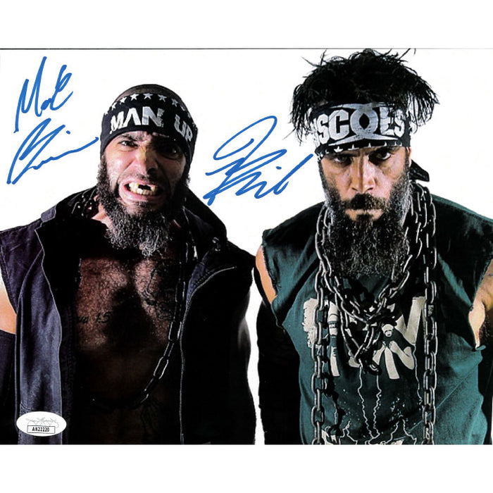 Briscoe Brothers Man Up 8 x 10 Promo - JSA DUAL AUTOGRAPHED