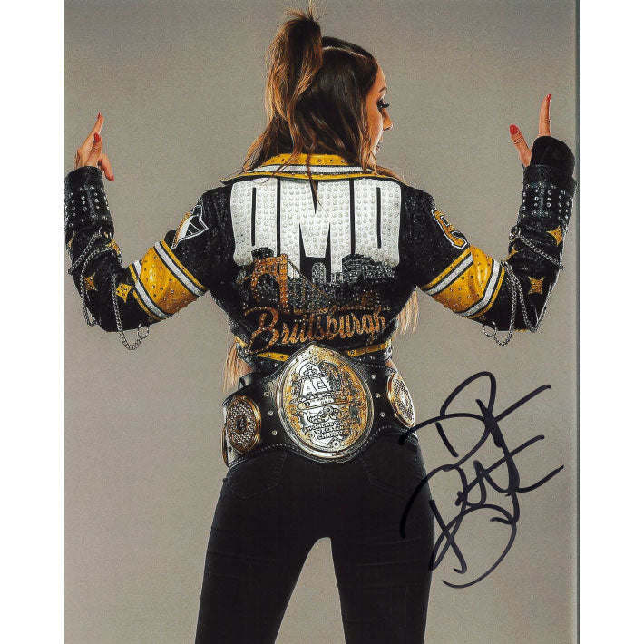 Britt Baker Brittsburgh 8 x 10 Promo - AUTOGRAPHED