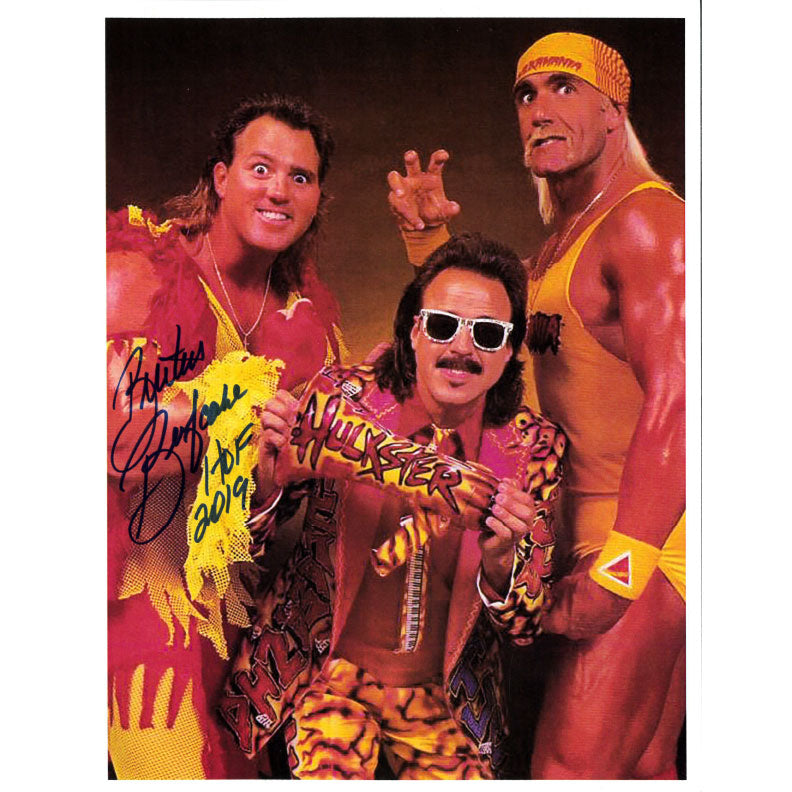 Brutus Beefcake Mega Manics 8.5 x 11 Promo - AUTOGRAPHED