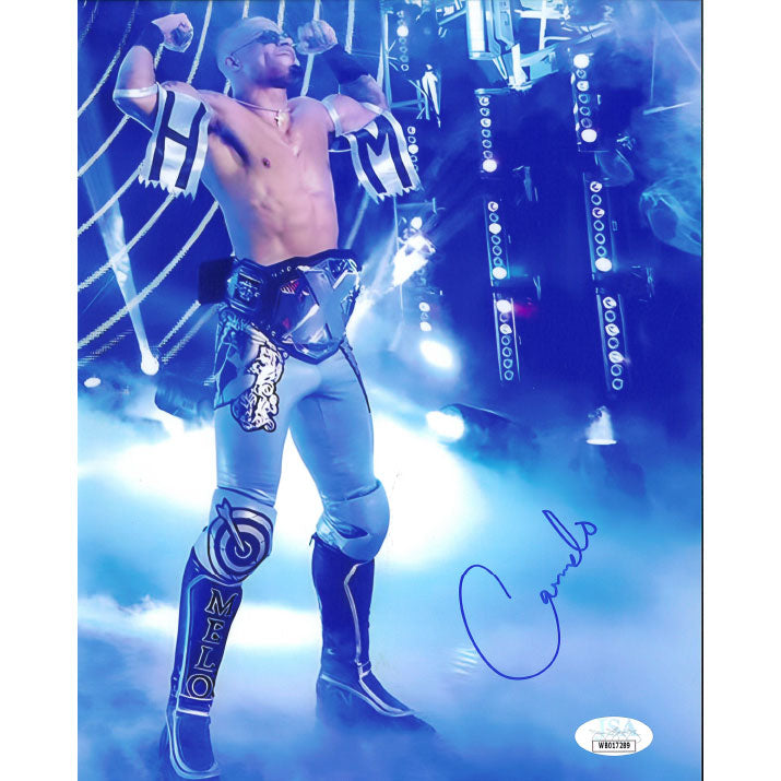 Carmelo Hayes HIM Pose 8 x 10 Promo - JSA AUTOGRAPHED