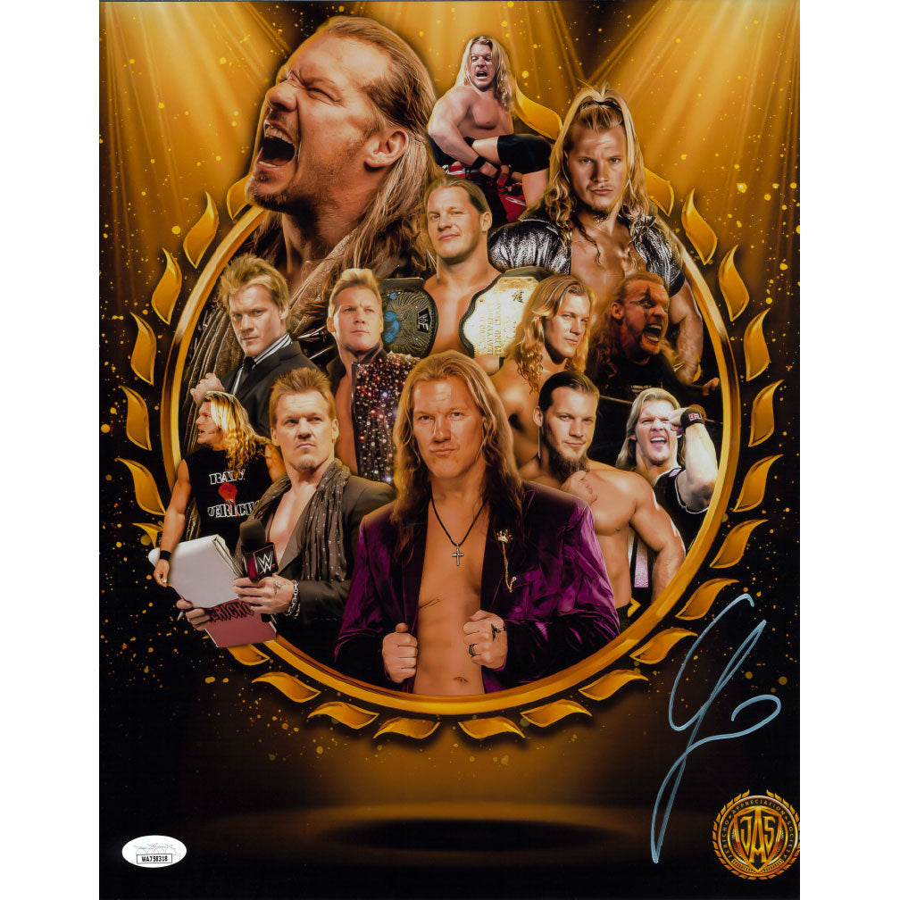 Chris Jericho JAS Collage METALLIC 11 x 14 Poster - JSA