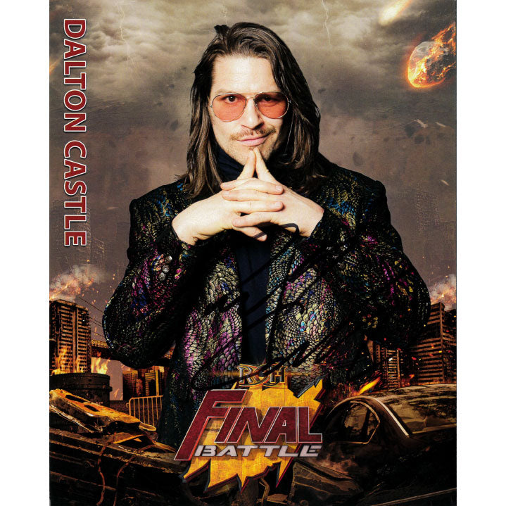 Dalton Castle Final Battle 8 x 10 Promo - AUTOGRAPHED