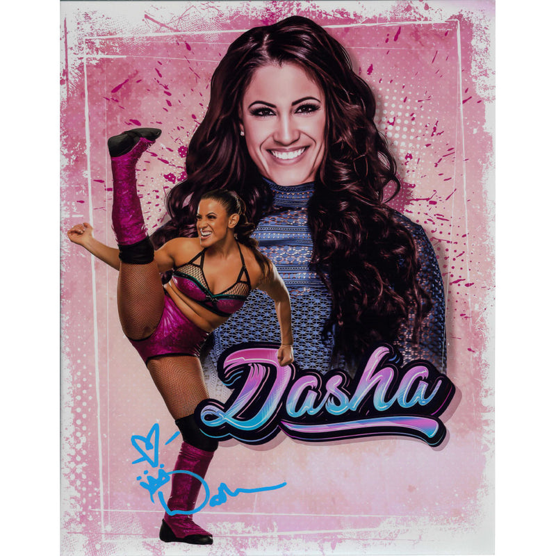 Dasha High Kick METALLIC 11 x 14 Poster - AUTOGRAPHED