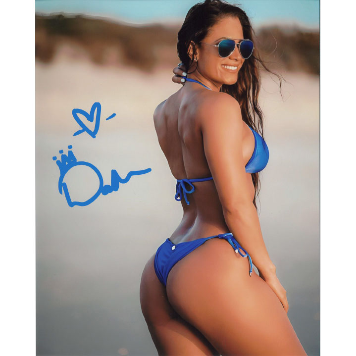 Dasha Blue Bikini 8 x 10 Promo - AUTOGRAPHED