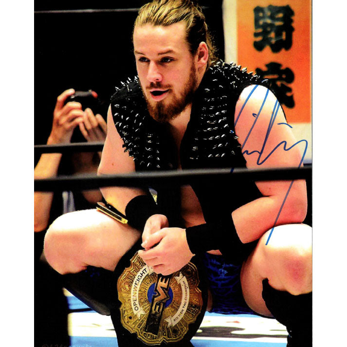 David Finlay 6 Man NOW Tag 8 x 10 Promo - AUTOGRAPHED