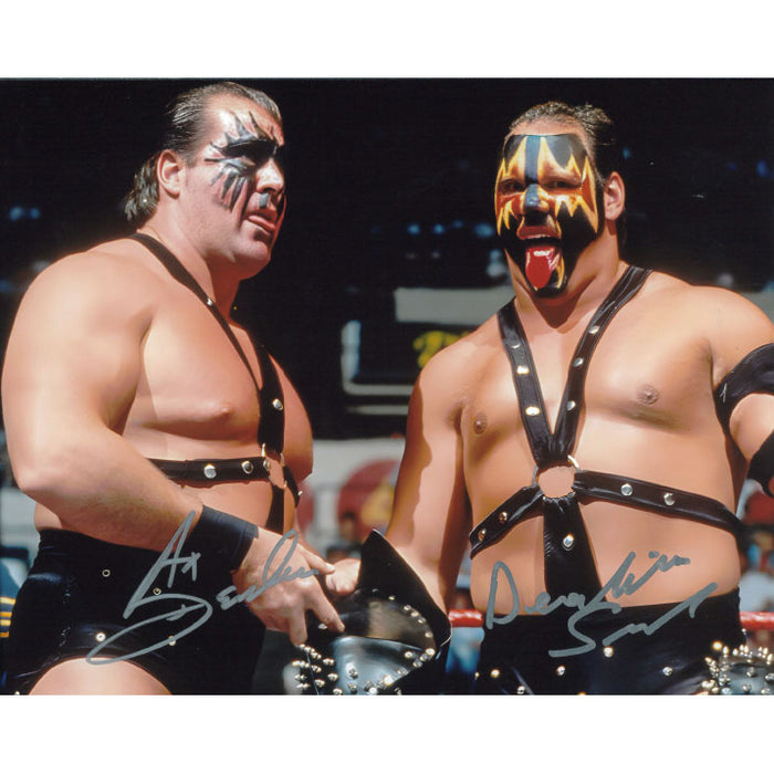 Demolition In Ring Corner 8 x 10 Promo - DUAL AUTOGRAPHED