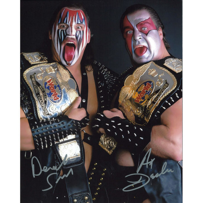 Demolition Titles On Shoulders 8 x 10 Promo - DUAL AUTOGRAPHED