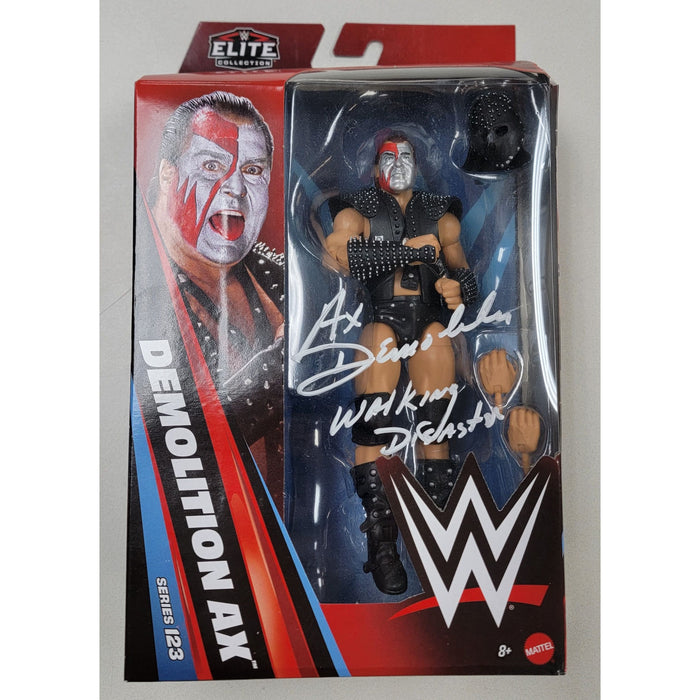 Demolition Ax WWE Elite INSCRIBED Series #123 Figure - JSA Autographed